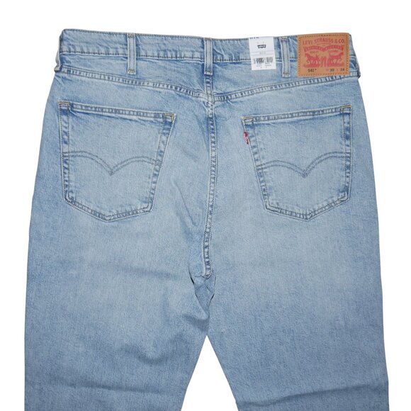 Levis 541 Athletic Fit Jeans Men's Size 38x34 Light Wash Stretch Flex Denim NWT - Picture 7 of 13